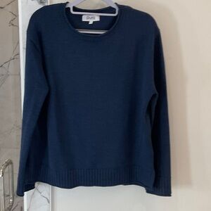 PuraCashmere Everyday Cotton Crew - Starling - M